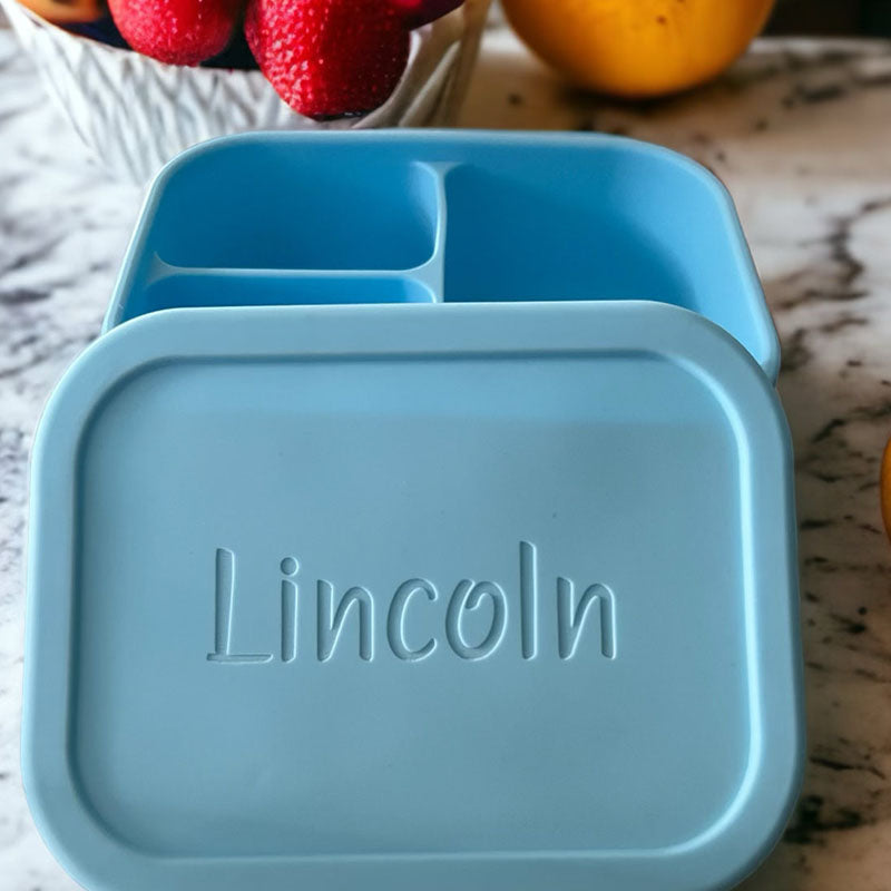 Personalized lunch box for kids|Silicone lunch box for kids|Kids food storage|Kids food container