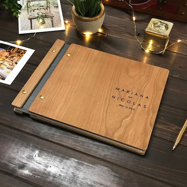 Wedding Guest Book, Wood Guest Book, Guest Book