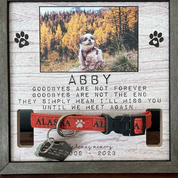 Memorial Pet Collar Sign,Memorial Standing Frame