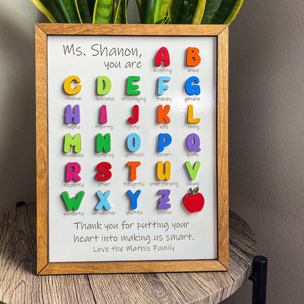 Teacher Gift, Teacher Appreciation, Personalized Teacher Gift, Educator Gift