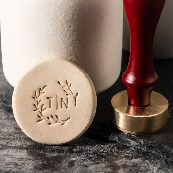 Custom wax seal stamp kit for wedding invitation / Personalized wax stamp kit