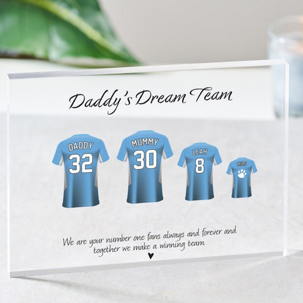 Custom Football Gift Personalised Football Shirt Print