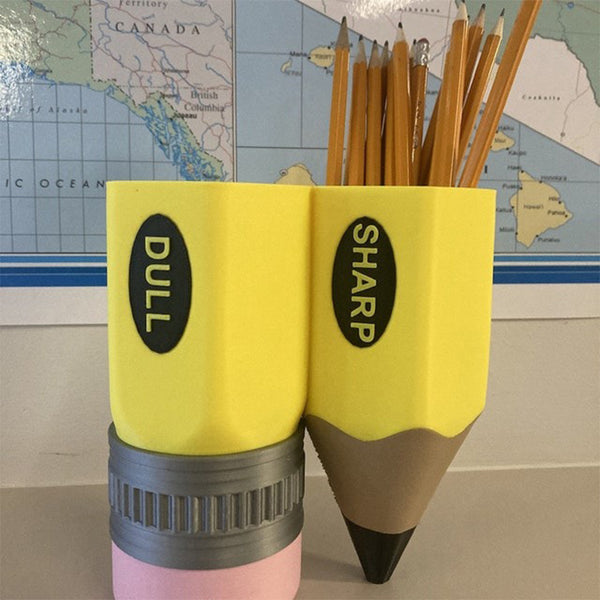 Pencil holder for primary school teachers desk sharp dull