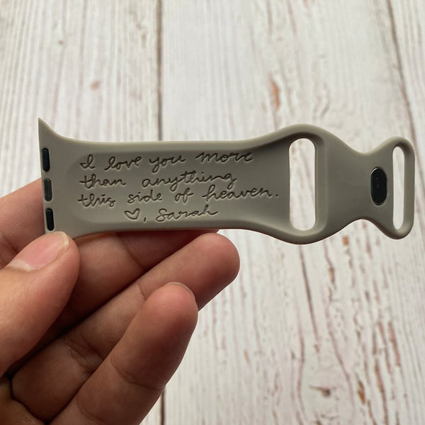 Personalized Inscription Strap, Custom Engraving