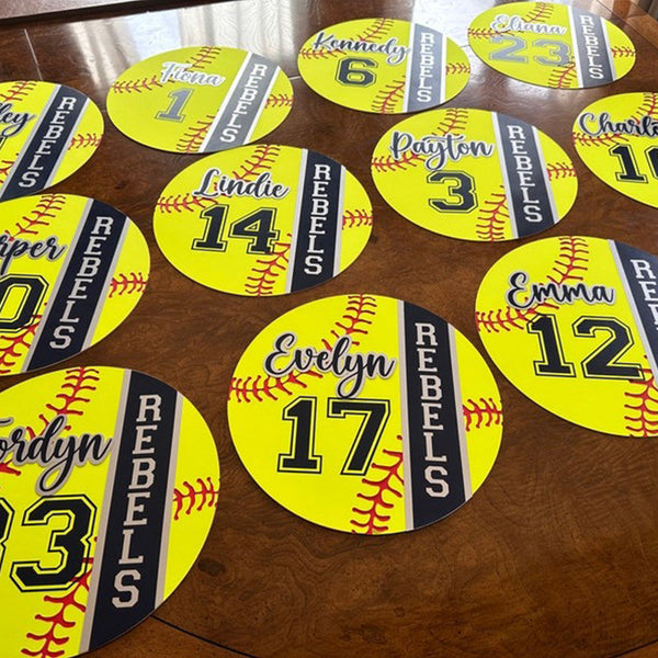 Hotel Door Signs - Softball