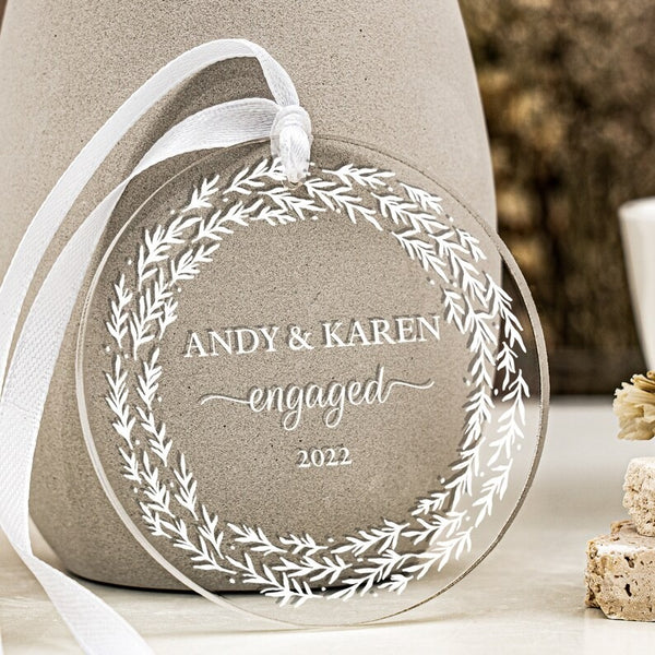 Personalize Our First Christmas Decorations Engagement Gifts, New Wedding Gifts for Couples