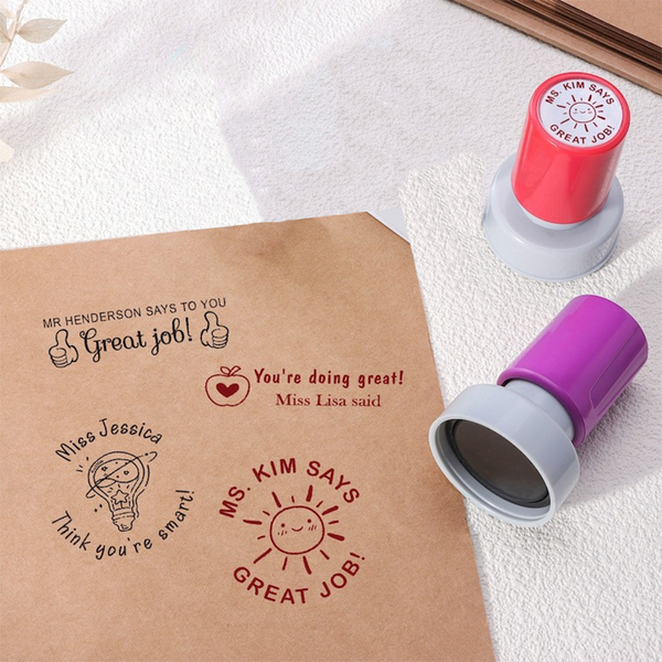 Personalized Name Teacher Stamp, Best Teacher Gift