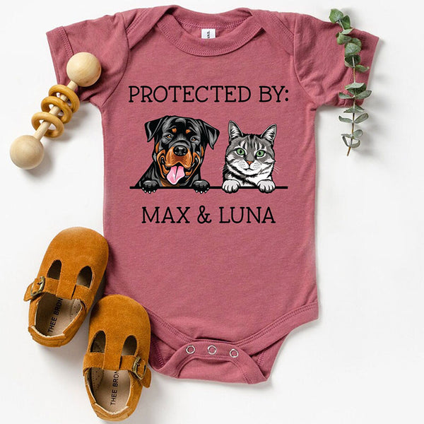 Baby Shower Gift,  Custom Pet Onesie,Custom Pet Baby Onesie