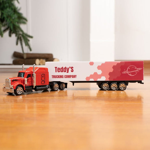 Kids Toy Truck, Toy With Name, Personalized Toy