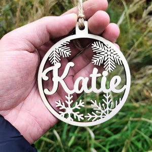 Christmas Ornament Personalized Wooden Christmas Ornaments