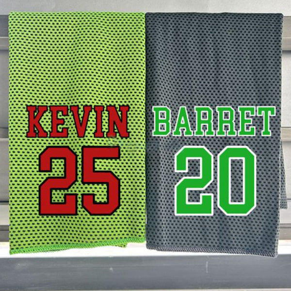 Custom Personalized Softball Baseball Cooling Towel, Summer Essentials