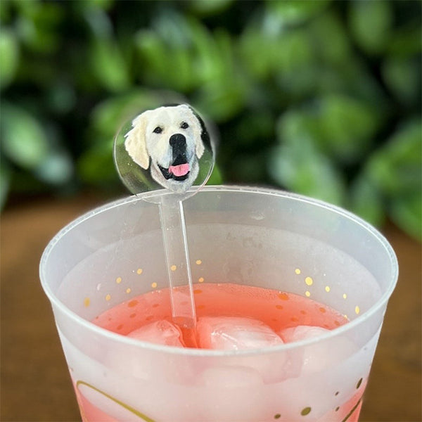 Dog Stir Stick for Wedding, Dog Drink Stirrer SET of 10