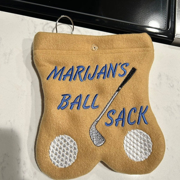 GOLF BALL BAG - Personalized Ball sack - Funny golfing - Golfers for men