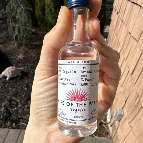 Bachelorette Casamigos Labels 50 mL | Wife of the Party | Tequila Label | Bridal Party Gift