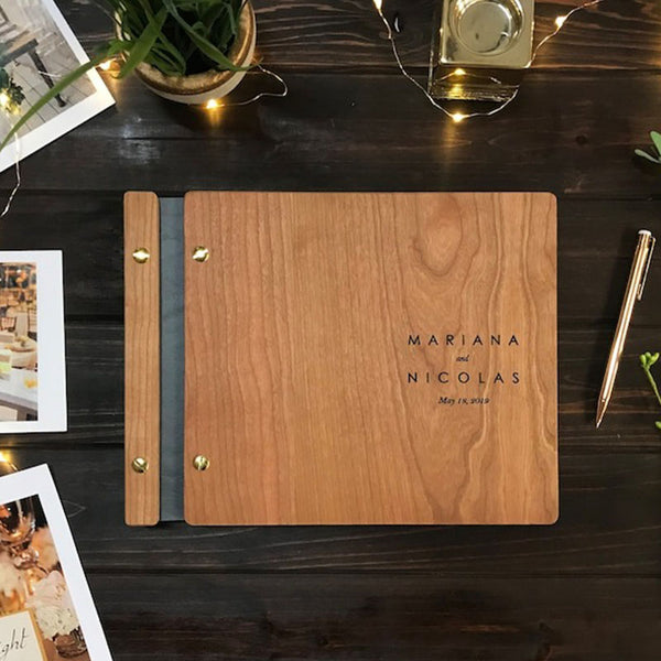 Wedding Guest Book, Wood Guest Book, Guest Book