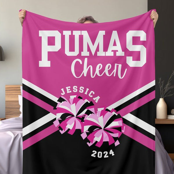 Cheerleading Custom Blankets, Team Gifts