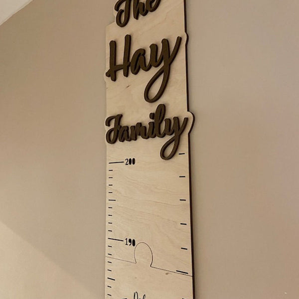 Personalized Growth Chart Wall Nursery Decor Personalized Baby Shower Gift