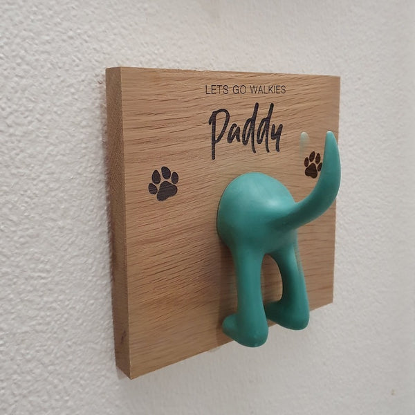 Personalized Pet lead wall hanger