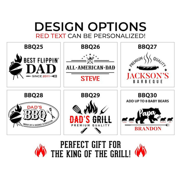 Personalize Grill Set, BBQ Grill Set, BBQ Tool Set, Grilling Tool Set, Men's Grill Gift