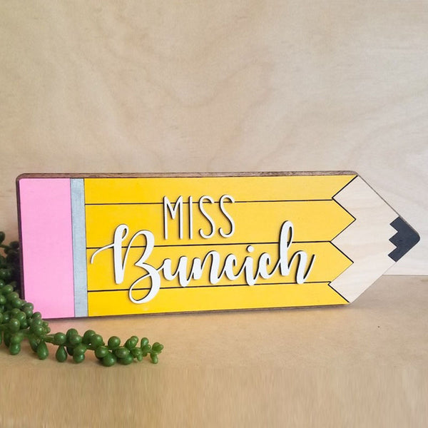 Personalized Teacher Desk Caddy, Teacher Gift