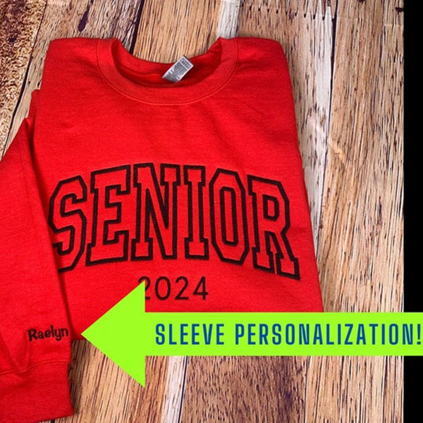 Embroidered Senior Sweatshirt | Crewneck | Senior 2025 | Graduation Gift