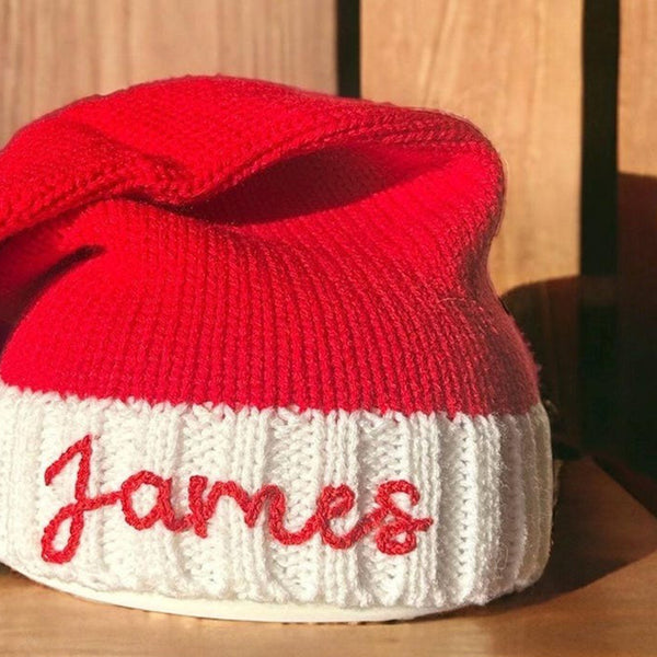 Personalized Christmas Knit Hat