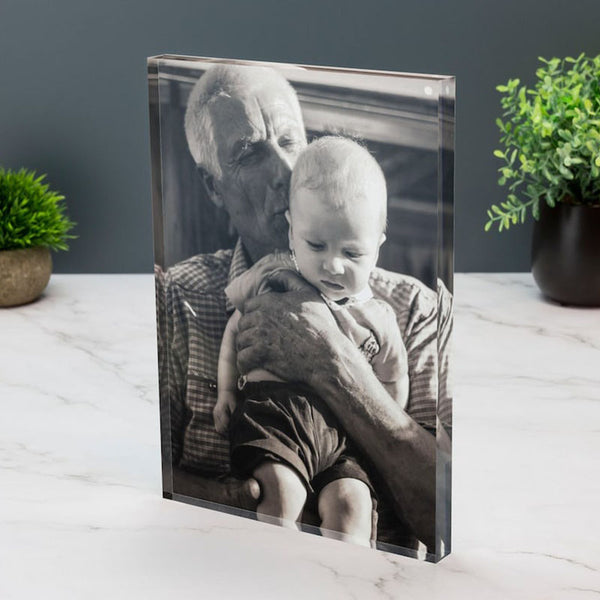 Personalised Photo Print Acrylic Block Plaque Your Image Printed