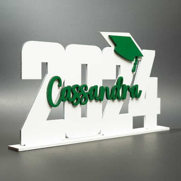 Personalized Graduation Class of 2024 Sign, Graduation Table Decor & Centerpiece