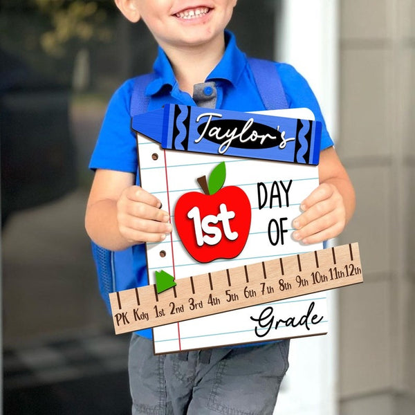 Custom Interchangeable Back to School Sign For Students