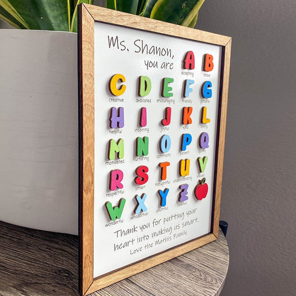 Teacher Gift, Teacher Appreciation, Personalized Teacher Gift, Educator Gift