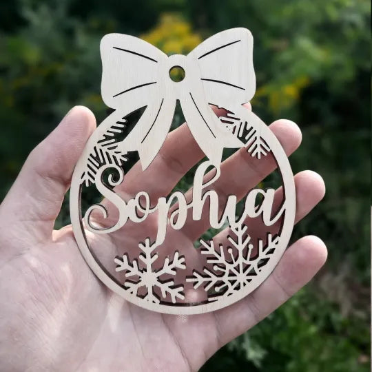 Christmas Ornament Personalized Wooden Christmas Ornaments