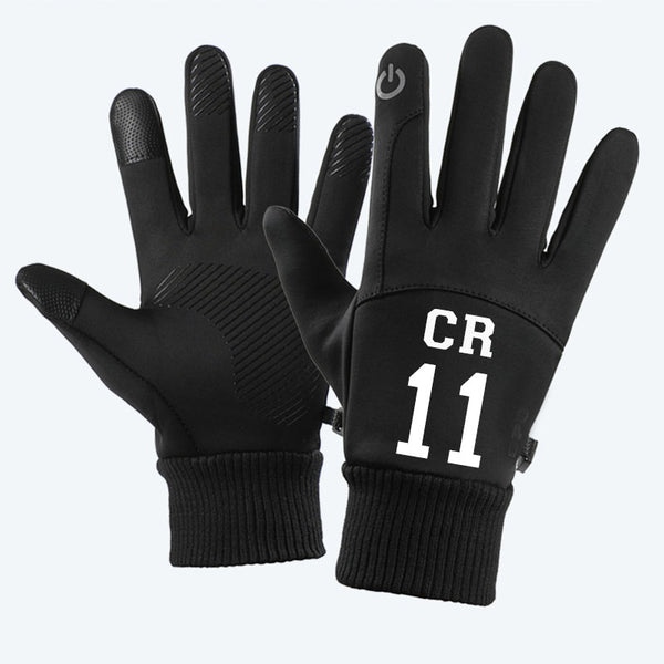 Personalised Football Gloves  - Waterproof, Touch Screen, Breathable