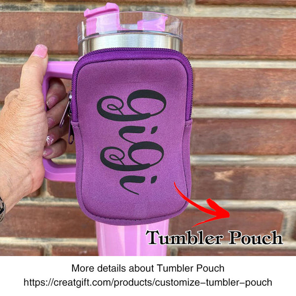 Custom 40 Oz Tumbler With Handle And Straw