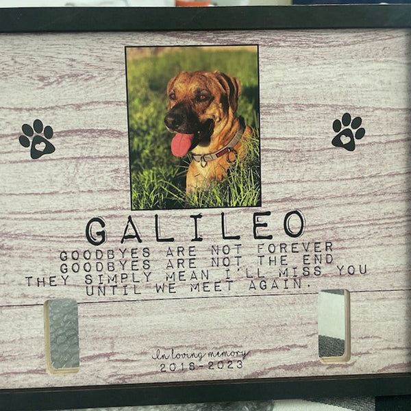 Memorial Pet Collar Sign,Memorial Standing Frame