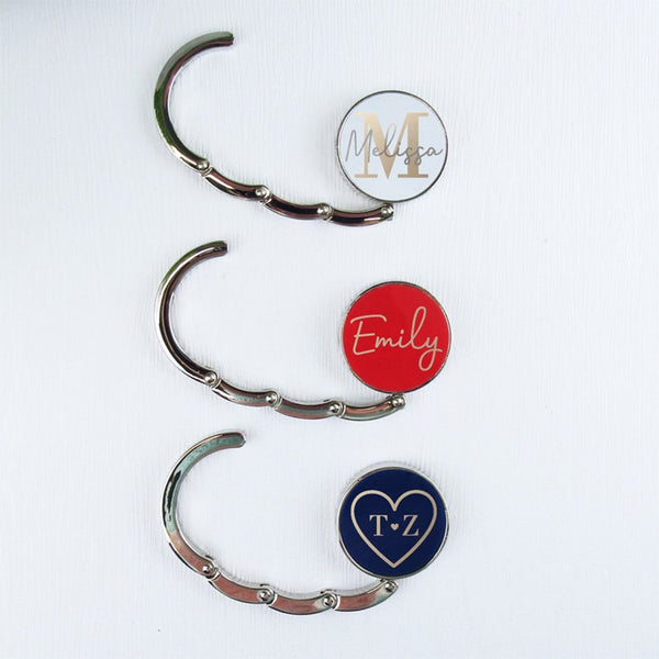 Personalised Folding Handbag Hanger