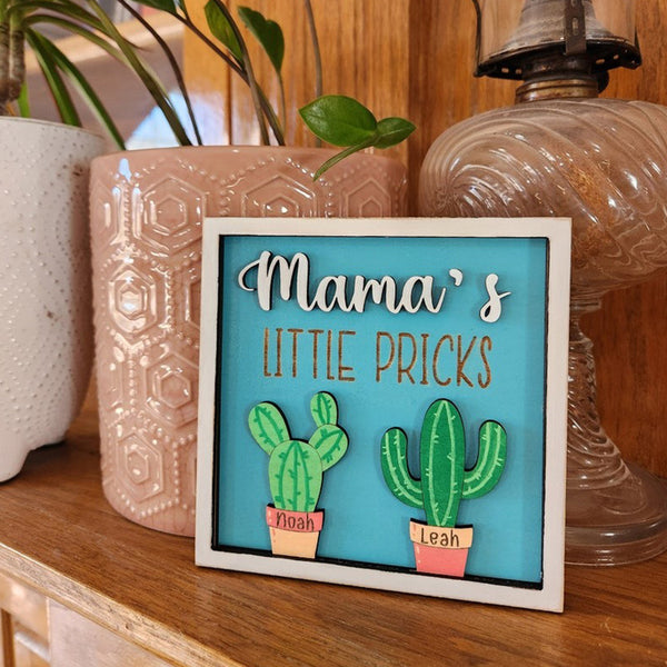 Fun Personalized Mother'S Gift, Mom'S Prickly Pear