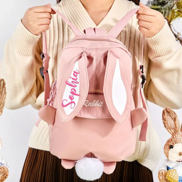 Personalized Easter Basket,Bunny Bag with Name,Boy Easter Bag,Girl Easter Bag Easter Bunny Backpack Easter Egg Bag Monogrammed