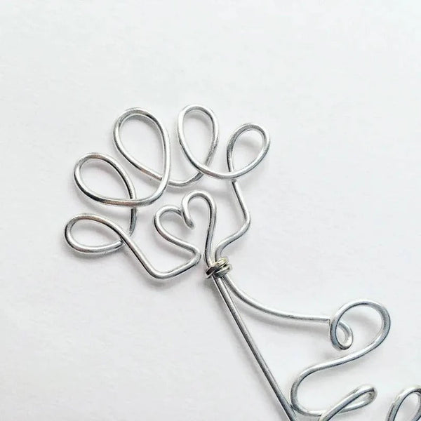 Crown Wire Name, Personalized Wire Name  Bookmark