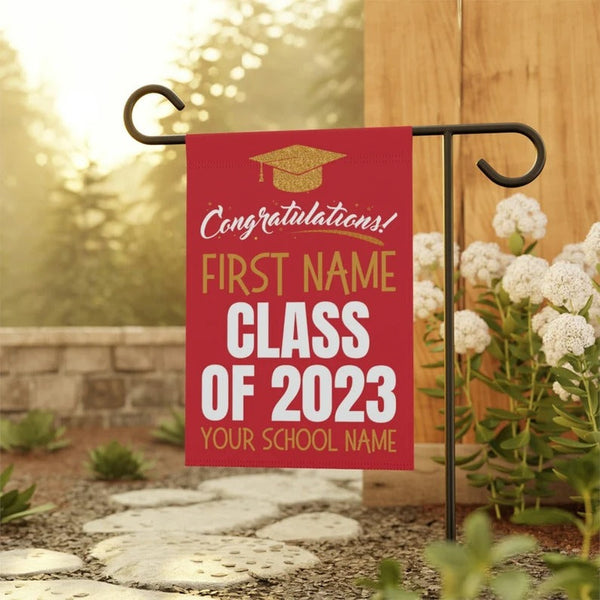 Personalized Graduation Yard Flag 2024