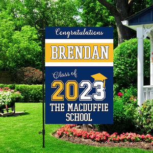 Custom Graduation Flag College Garden Flag College Class of 2024