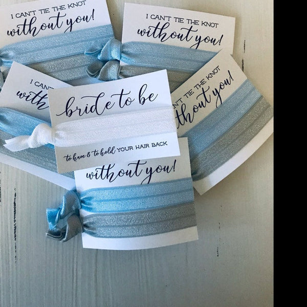 Hair Tie Bridesmaid Gift | Bridesmaid Proposal Gift, Maid of Honor Proposal Gift, Bridal Party Gift Box Idea