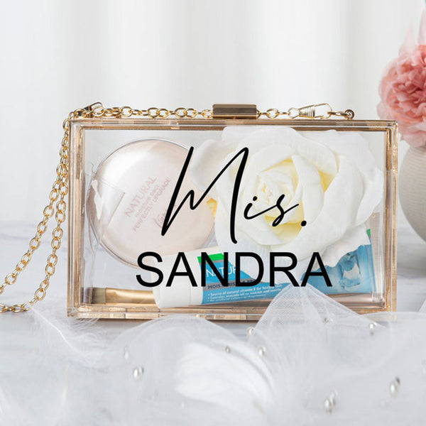 Personalized Bridesmaid Clutch Bridesmaid Purse Custom Clutch Bag Bride Bag Bridesmaid Gift