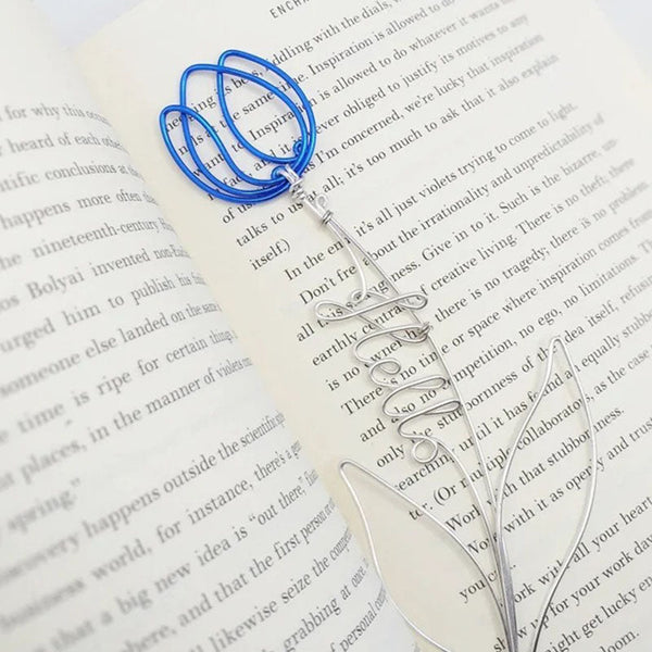 Tulip Wire Name, Wire Name, Personalized Gift Bookmark