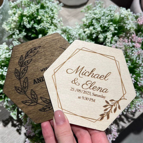 Wedding Coasters - Bulk Guest Wedding Favors - Wedding Decor - Personalized Wedding Favors