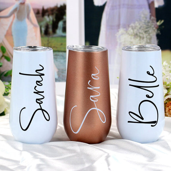 Personalized Champagne Flutes Custom Champagne Tumbler