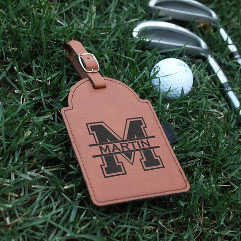 Personalized Golf Bag Tag Gift For Groomsmen Golf Gifts For Dad