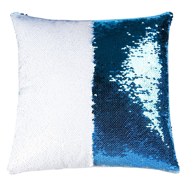 Rainbow Clouds & Sunshine "Mermaid" Pillow- Sequin Flip Pillow