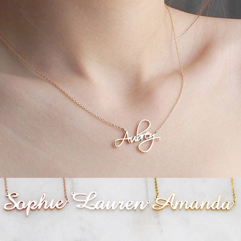 Personalized Name Necklace  Customized Your Name Jewelry  Best Friend Gift  Gift for Her  BRIDESMAID GIFTS