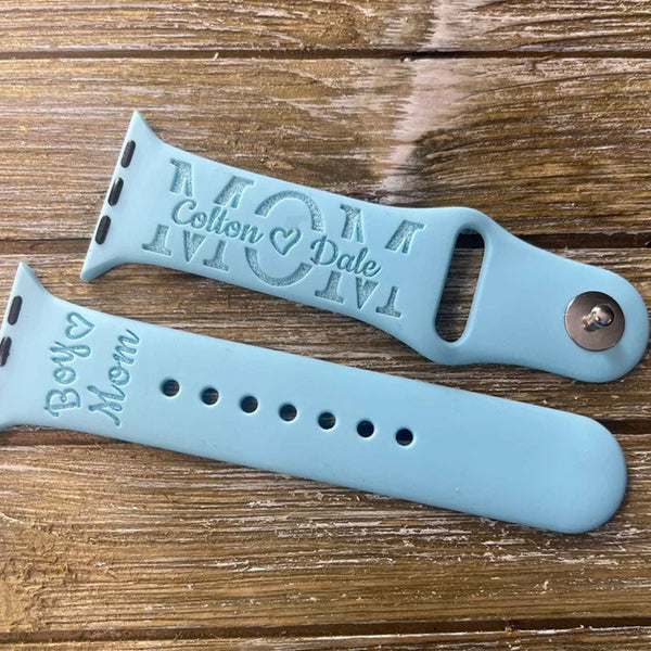 Personalized Mom of Boys Apple Watch Band