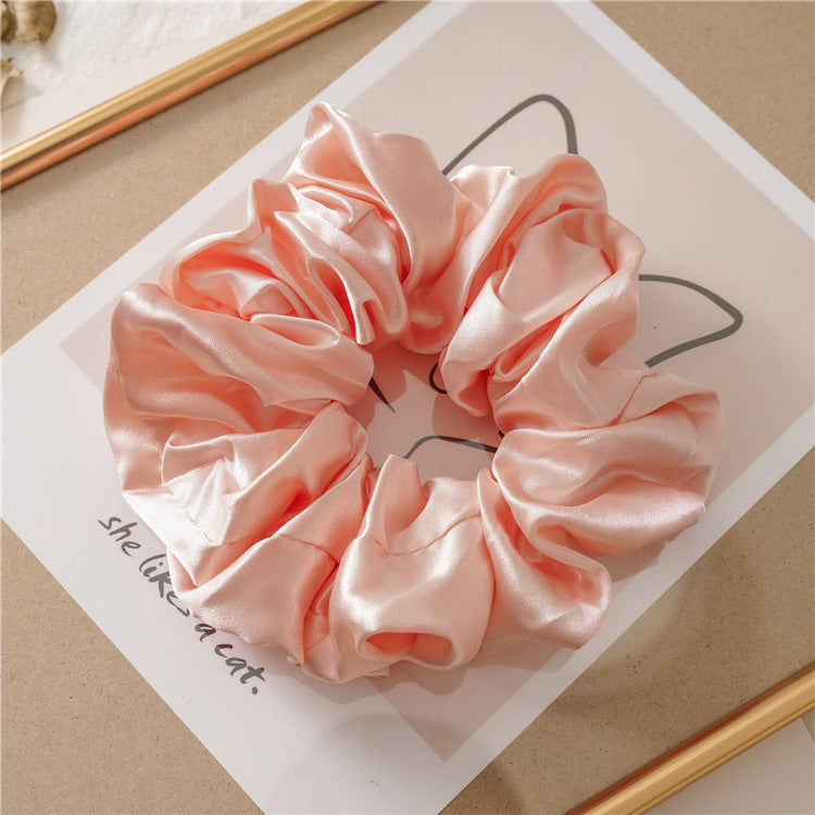 Bridesmaid Scrunchie Hair Tie Proposal | Soft Satin Scrunchie | Elastic Hair Tie